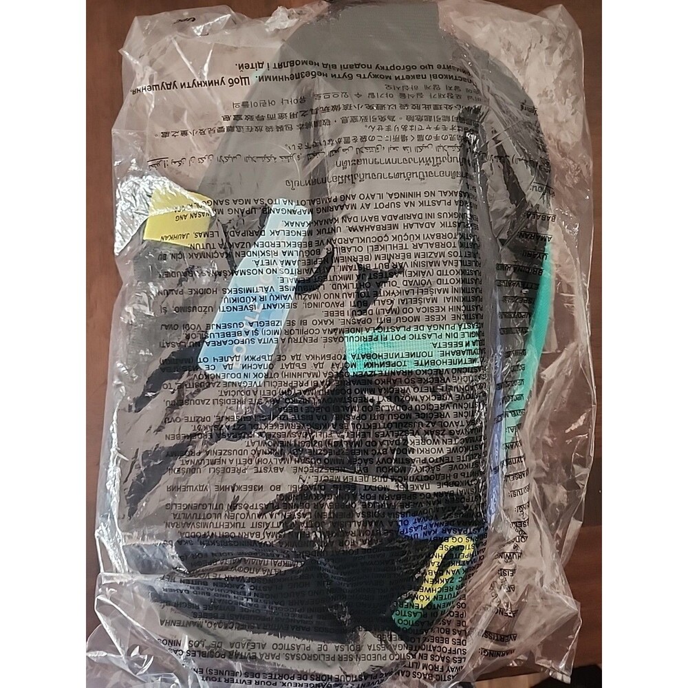 Hurley Men's Crossbody Sling Bag, Black/Primary Multi, One Size Brand New - Picture 2 of 3